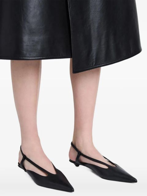 Proenza Schouler pointed-toe slingback pumps - Black