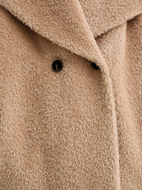 Marella płaszcz wełniany kolor brązowy 2523086091200