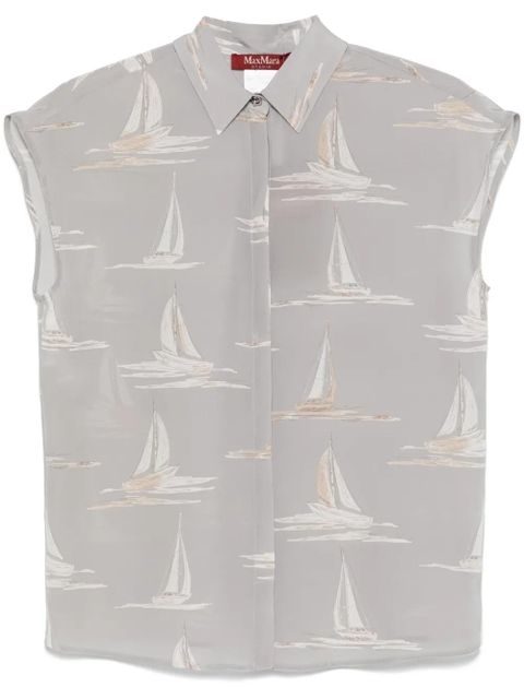 Max Mara Gaetana shirt - Grey - zdjęcie produktu nr 1