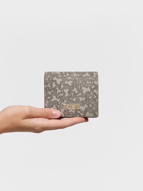 Tous portfel KAOS MINI LINES damski kolor szary 2002183644
