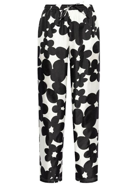 Marni Dillies print silk trousers - Black - zdjęcie produktu nr 1