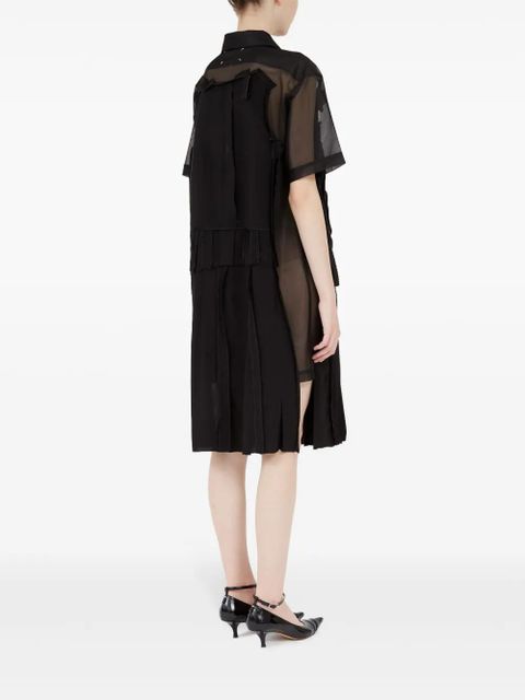 Maison Margiela layered midi dress - Black