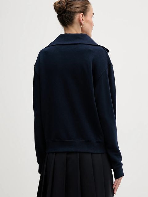 Tommy Hilfiger bluza damska kolor granatowy z aplikacją WW0WW49470