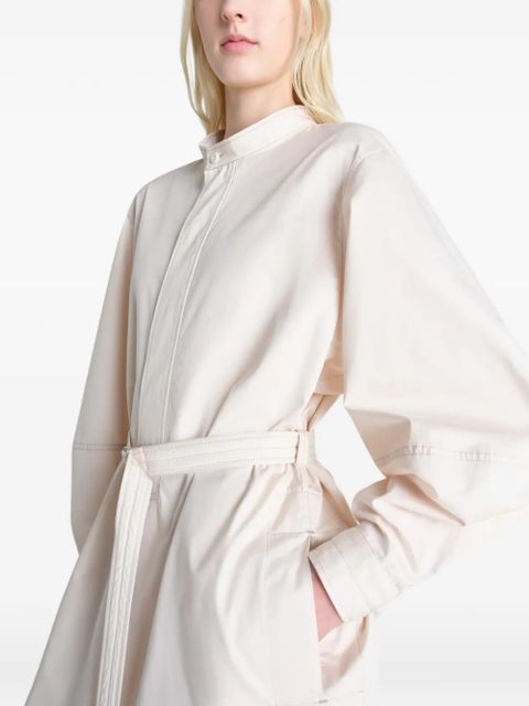 LEMAIRE belted shirt dress - Neutrals