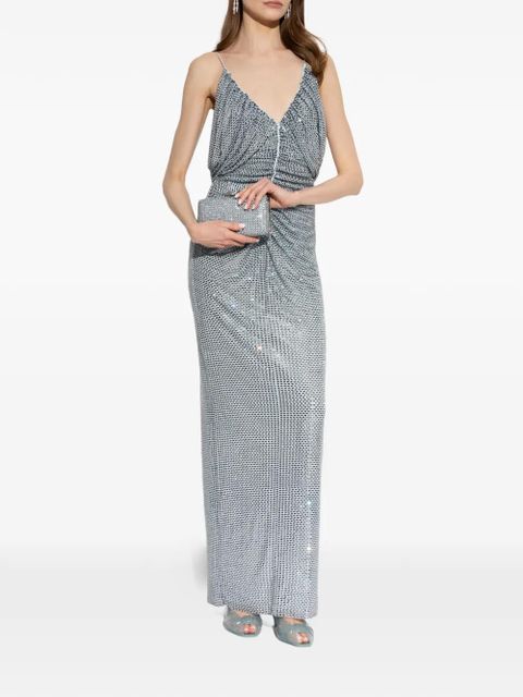 Self-Portrait embellished maxi dress - Silver - zdjęcie produktu nr 2