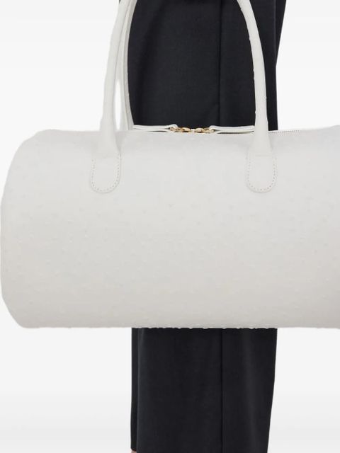 LouLou de Saison Cylindric Leather Alister Bag - White - zdjęcie produktu nr 2