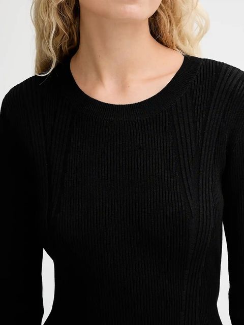 Sessun sukienka kolor czarny maxi dopasowana 25105018 - zdjęcie produktu nr 2