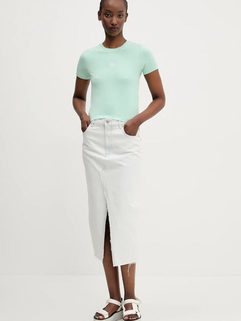 Hugo Blue spódnica jeansowa - zdjęcie produktu nr 2