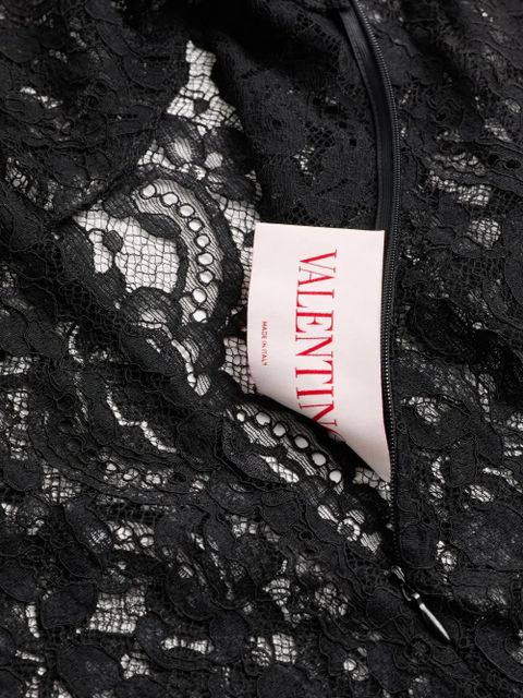 Valentino Garavani lace-fabric jumpsuit - Black