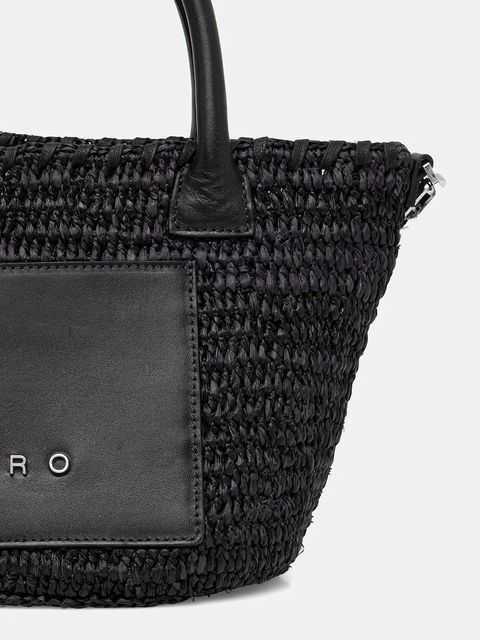 IRO torebka z rafii kolor czarny WM44NARCY - zdjęcie produktu nr 2