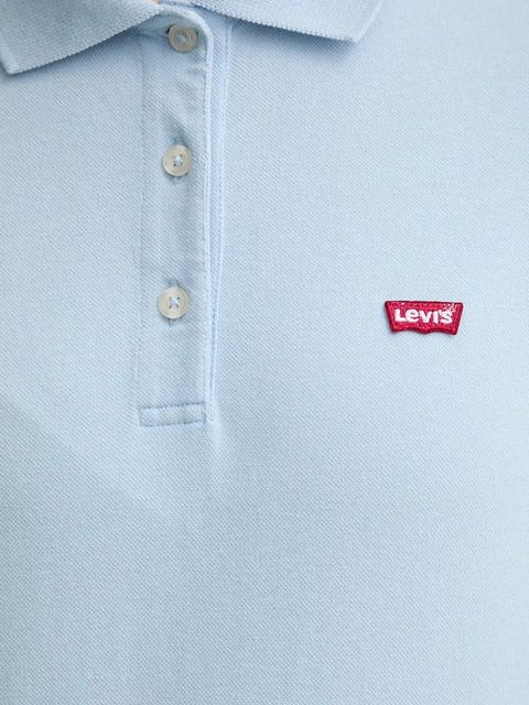 Levi's polo damski kolor niebieski 001F2