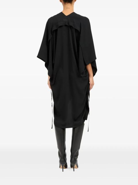 MM6 Maison Margiela V-neck midi dress - Black