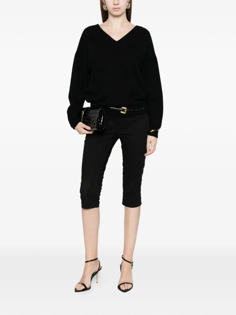 TOM FORD V-neck sweater - Black - zdjęcie produktu nr 2