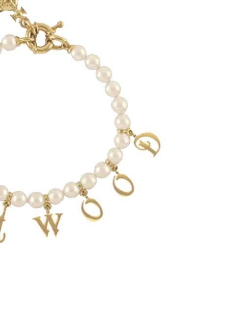Vivienne Westwood Leanne Twin pearl bracelet - Gold - zdjęcie produktu nr 2