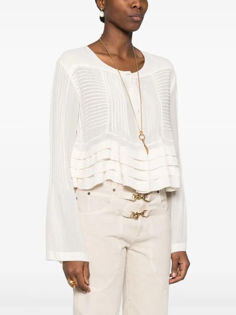ISABEL MARANT Carolia blouse - Neutrals - zdjęcie produktu nr 2