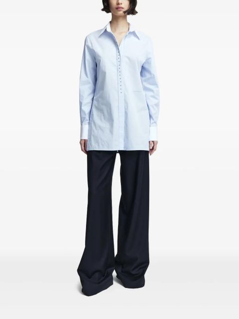 16Arlington Marley poplin shirt - Blue