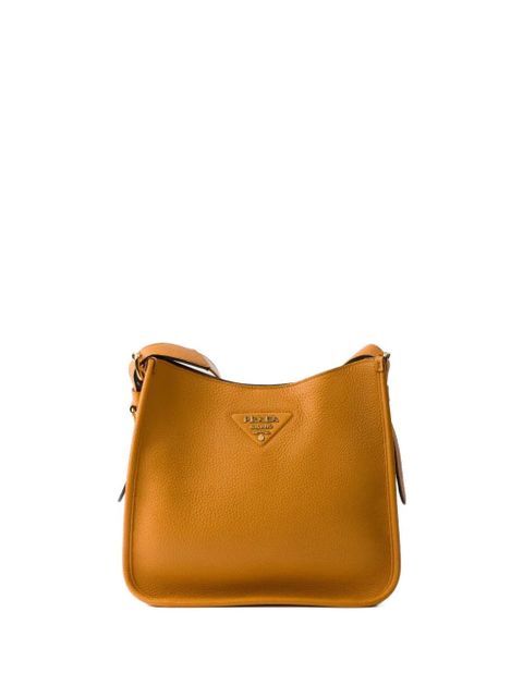 Prada medium leather shoulder bag - Orange - zdjęcie produktu nr 1