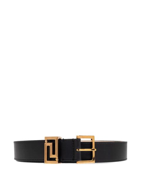 Versace Greca Goddess leather belt - Black - zdjęcie produktu nr 1