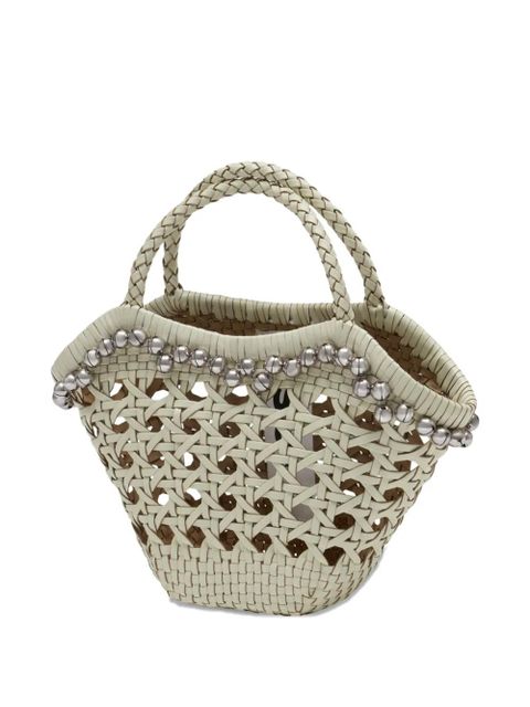 Osoi Lip braided-handle tote bag - Neutrals - zdjęcie produktu nr 2