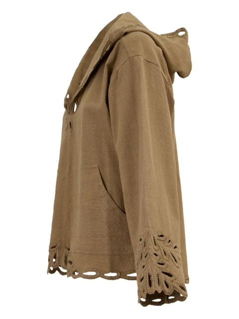 MARANT ÉTOILE Solvi cotton top - Brown