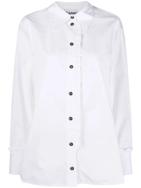 GANNI button-up shirt - White - zdjęcie produktu nr 1