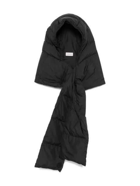 Moncler hooded scarf - Black - zdjęcie produktu nr 1