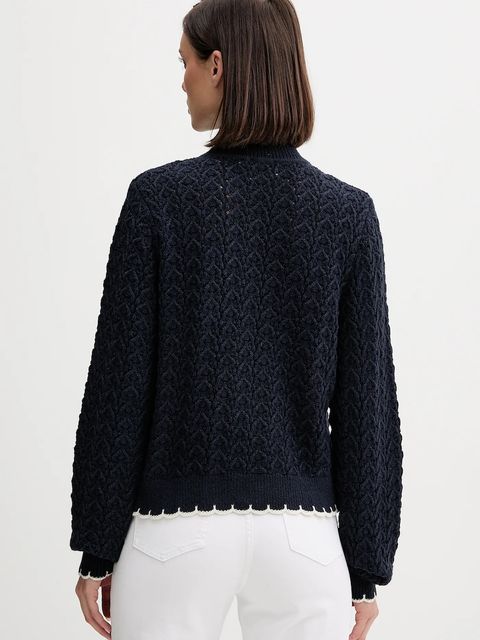 Pepe Jeans sweter damski kolor granatowy z półgolfem PL7000016 - zdjęcie produktu nr 2