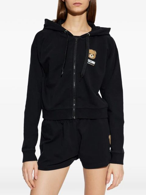 Moschino Teddy Bear logo hoodie - Black