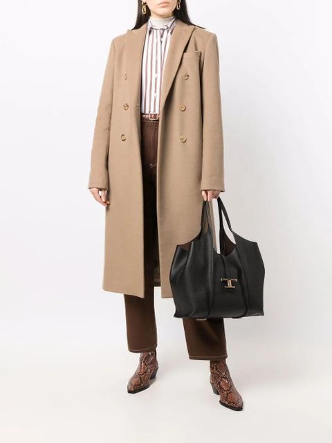 Tod's logo-plaque tote bag - Black - zdjęcie produktu nr 2