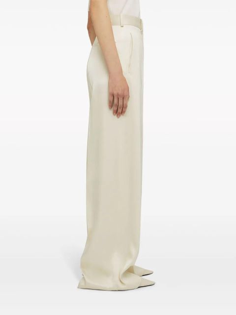 Jil Sander wide-leg tailored trousers - White