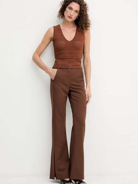 Morgan top MORTA damski kolor brązowy MORTA