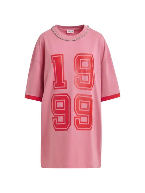 Essentiel Antwerp numeric-print T-shirt - Pink - zdjęcie produktu nr 1