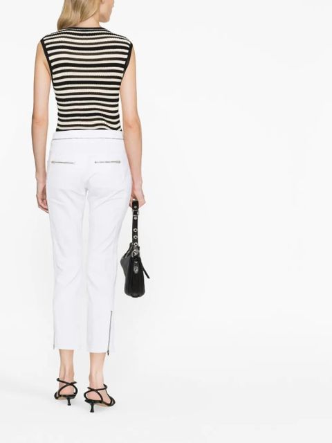 ISABEL MARANT Loma cropped jeans - White