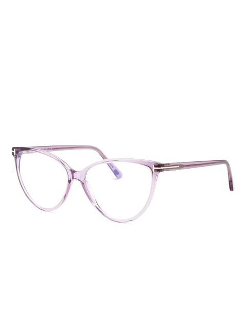 TOM FORD Eyewear cat-eye full-rim glasses - Purple - zdjęcie produktu nr 2