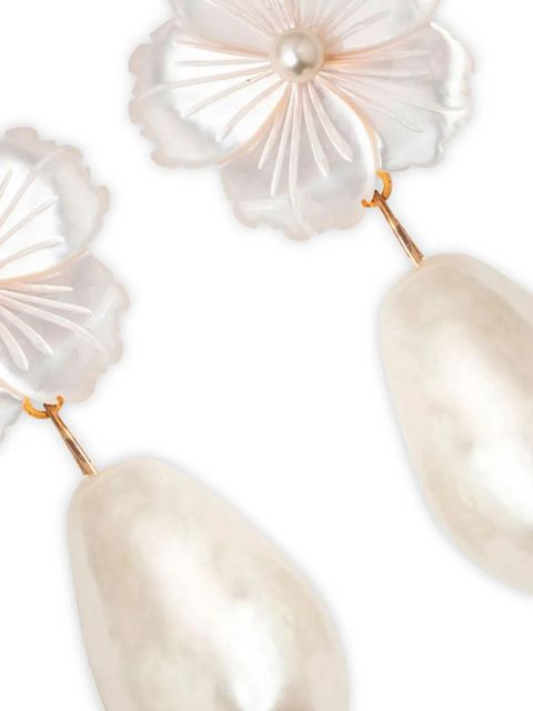 Jennifer Behr Carlla earrings - White