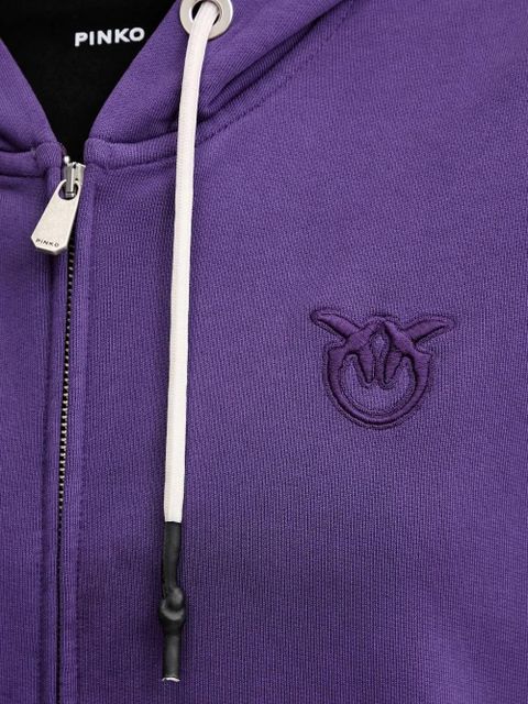 PINKO hooded zipped hoodie - Purple