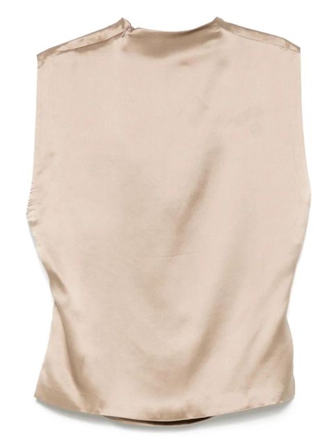 ENTIRE STUDIOS Droop tank - Brown - zdjęcie produktu nr 2