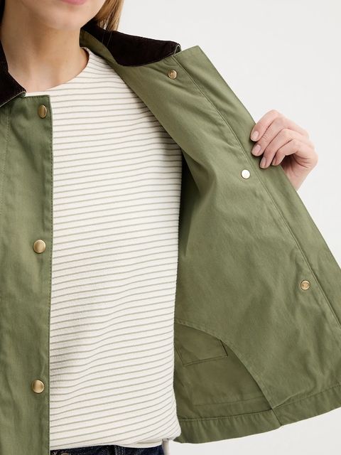 Marc O'Polo kurtka kolor zielony przejściowa 506008070301