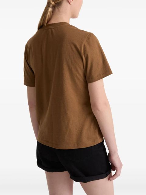 Yves Salomon jersey T-shirt - Brown