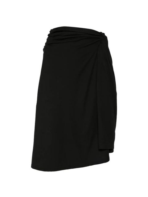 Paris Georgia Ida knotted midi skirt - Black - zdjęcie produktu nr 1