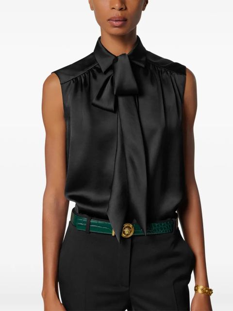Versace sleeveless blouse - Black - zdjęcie produktu nr 2