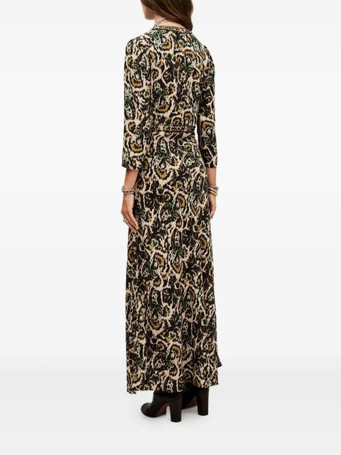 Ba&Sh Onoa printed maxi dress - Neutrals