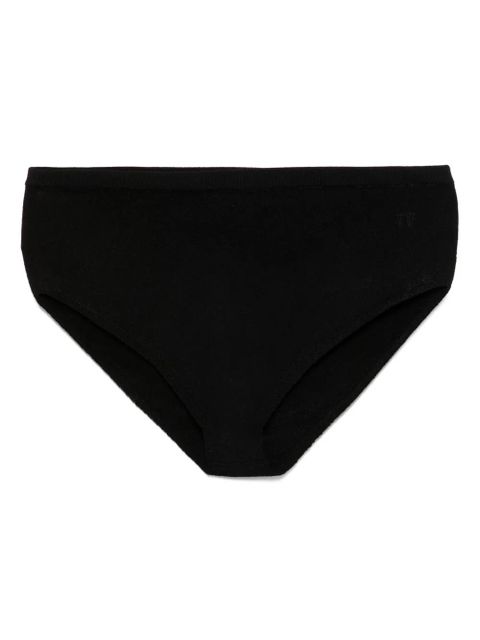 TOM FORD embroidered-logo brief - Black - zdjęcie produktu nr 1