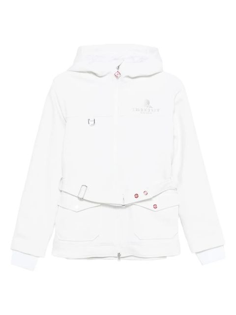 Casablanca hooded belted ski jacket - White - zdjęcie produktu nr 1