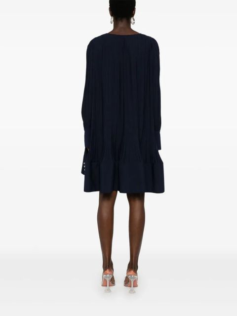 Lanvin pleated midi dress - Blue