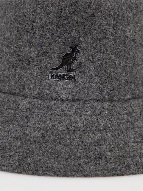 Kangol Kapelusz wełniany kolor szary K3191ST.FL034-FL034