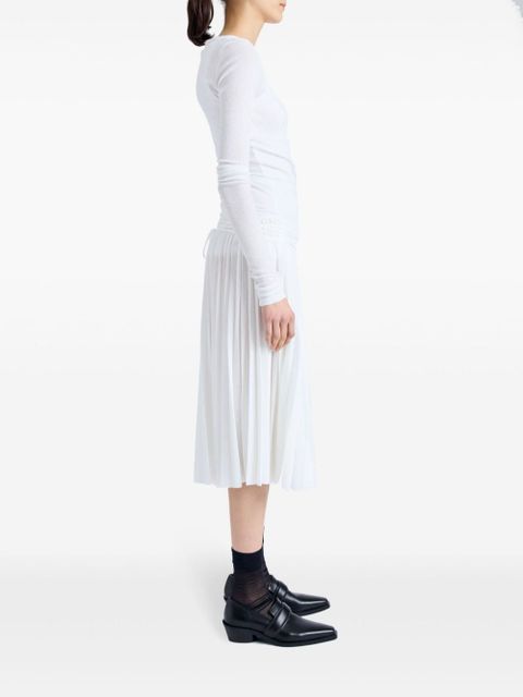 Proenza Schouler Margo pleated skirt - White