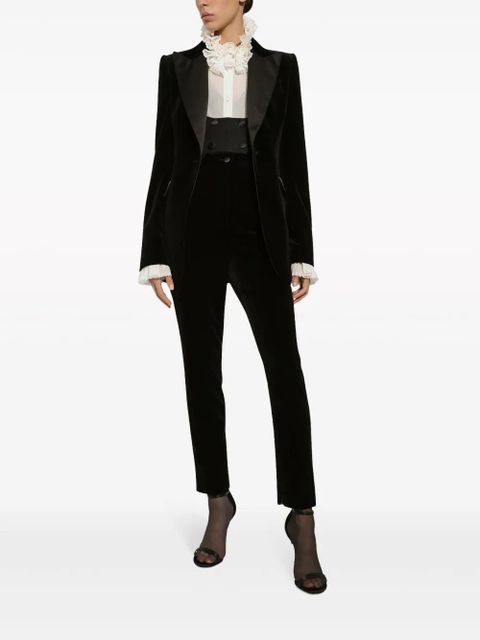 Dolce & Gabbana double-breasted scoop neck waistcoat - Black