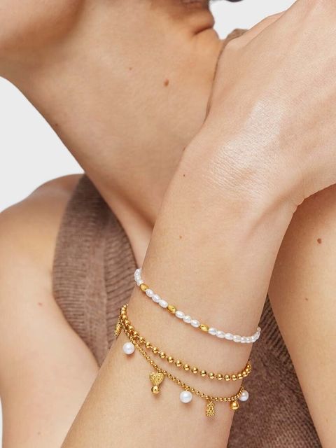 Tous bransoletka ze srebra pokrytego złotem 1004104300