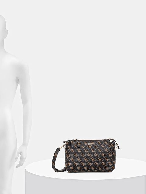 Guess torebka NOELLE kolor brązowy HWQG96 72120